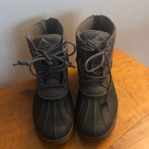 Sperry saltwater duck boots!